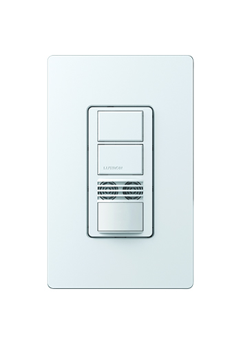 Maestro Dual Technology (Dual Tech), partial-on occupancy sensor switch, applies exclusive XCT Technology for minor and fine motion detection.  Meets Title 24 requirements for multi-level lighting in white