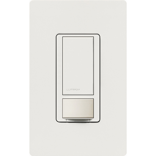 Maestro Occupancy-Sensing Switch, Multi-location/single-pole, no neutral wire required, 120/277V in white