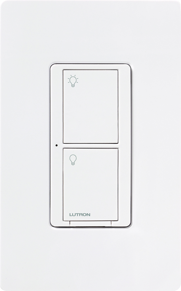Caseta Wireless switch, 5A lighting or 3A fan, 120/277V in white