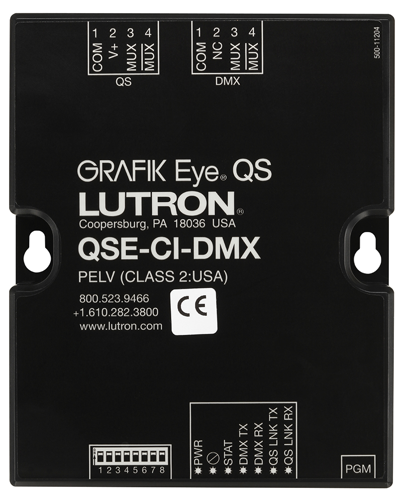 QS DMX control interface, 24 V DC, 60 mA