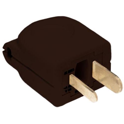 120/127 V replacement plug for dimming receptacle in brown