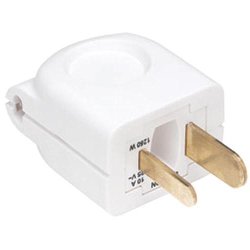 120/127 V replacement plug for dimming receptacle in white