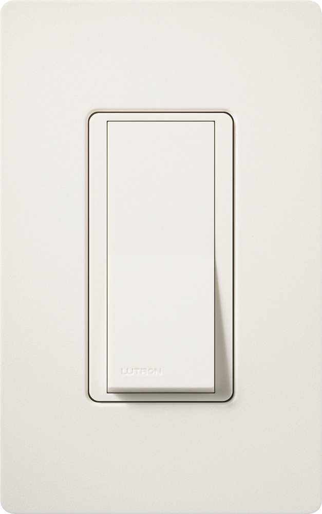 Claro Switch, Satin Finish, 4-way, 120V/15A in biscuit