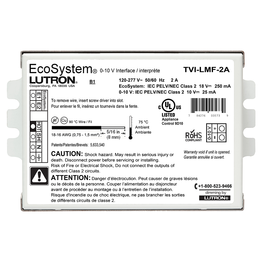 EcoSystem to ten volt interface