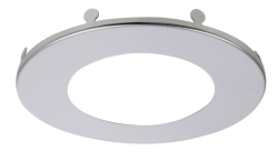 Satin Nickel Trim Ring for 4 inch Microdisk