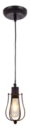 Cage pendant, 1 LED ST19 800lm filament lamp includedCage pendant, 1 LED ST19 800lm filament lamp included