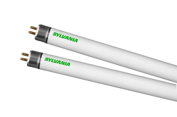 80W, T5 PENTRON high output (HO) fluorescent lamp, 3500K color temperature, rare earth phosphor, 85 CRI, ECOLOGIC