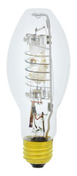 175Wopen fixture rated metal halide lamp, clear, base up burn within 15deg