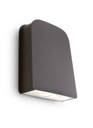 Slim Wallpack1A, 40 Watts, 120 277V, 70+ CRI, 5000K, bronze finish