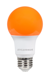 OBS74715 LED A19, 9W, 11000 Life, Orange Finish