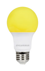 OBS74716 LED A19, 9W, 11000 Life, Yellow Finish