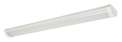 Wrap LED Fixture 1A, 18 Watts, 120 177V, 0 10V Dimmable, 80+ CRI, 5000K, 24in, For surface mount, White Painted Finish