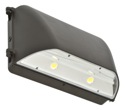 Wallpack2C, 30 watts, 4000K, 120 277V, cutoff distribution, bronze painted fini sh with photocellWallpack2C, 30 watts, 4000K, 120 277V, cutoff distribution, bronze painted finish with photocell