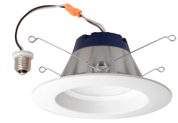 1200LM 3000K, 90CRI  LED recessed downlight kit replacing up to 100W incandescent, suitable for 5