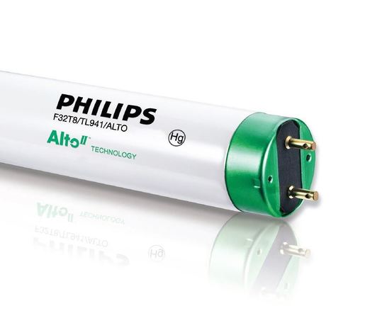 Brand Name: PHILIPS LIGHTING, Application: GENERAL LIGHTING, Color Rendering Index (CRI): 90, Shape: T8, Lumens: 2600 LM, Wattage: 32 WTT, Average Life: 24000 HR, Color Temperature: 4100 K, Base: Medium Bipin, Overall Length: 1219 MM, Special Features: Base material: AL,  Mecury content: 1.7 MG