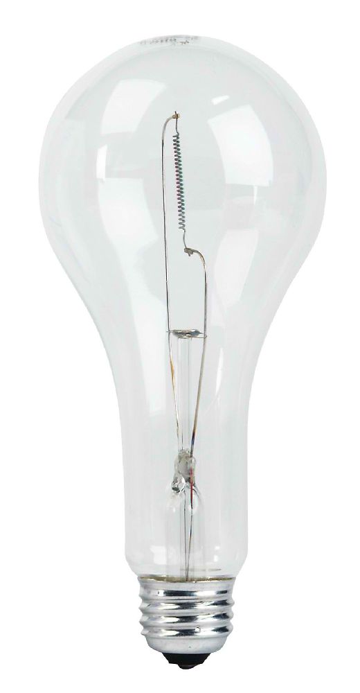 Lamp, Shape: PS25, Base: E26, FinishClear