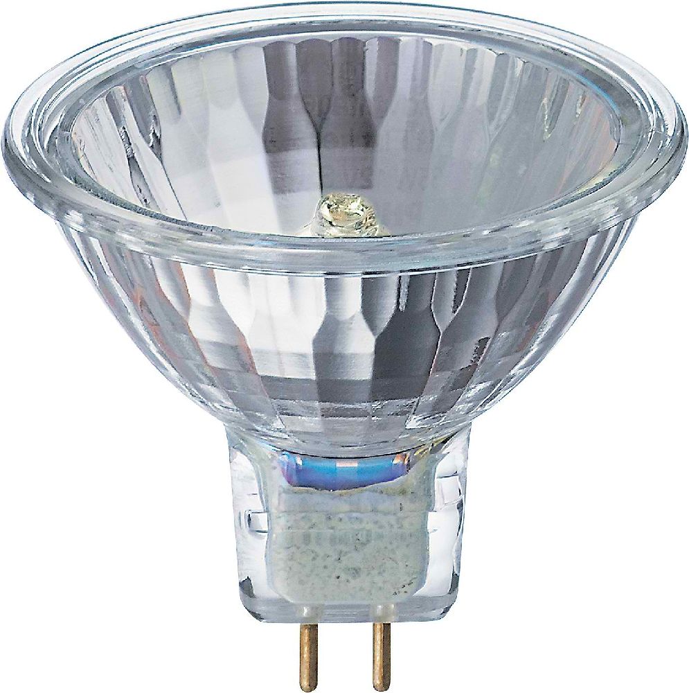 Lamps, Halogen, Bulb Type: 35MRC16/IRC/ALU/SP8, Watts: 35, Volts: 12 VAC, Base Type: GU5.3, Overall Length: 2 Inch, Average Rated Life: 5000 Hour, Lumens Initial: 720 Lumens, Beam Spread: 8 Degree, Features: Spot