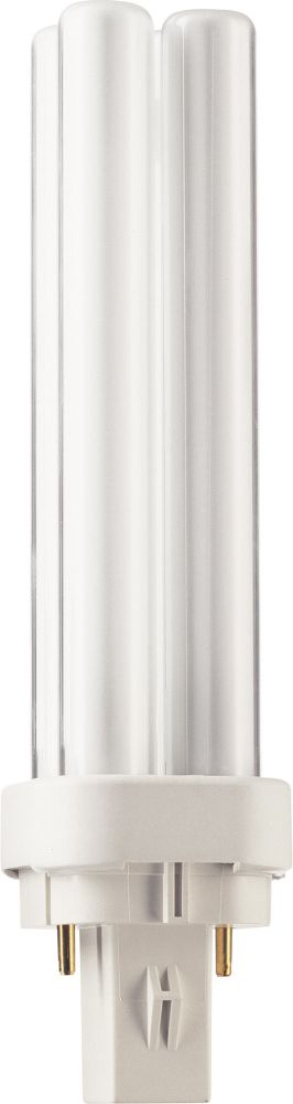LAMP, Base: GX23-2, Application: ACCENT  &  DOWNLIGHTING, Average Life: 10000 HR,  Mercury (HG) content: 1.4,  MG,  Chromaticity coordinate X: 0.458,  Chromaticity coordinate Y: 0.414, Color: 827, Color Temperature: 82 K, Diameter: 27.9 MM, Lumens: 860 LM, Shape: PL-C,   Size: PL-C, Special Features:  PL-C,   Size: PL-C, Special Features:  PL-C,   Size: PL-C, Special Features:  PL-C, Type: CFL-ni, Voltage Rating:  56 V, Wattage: 13 WTT