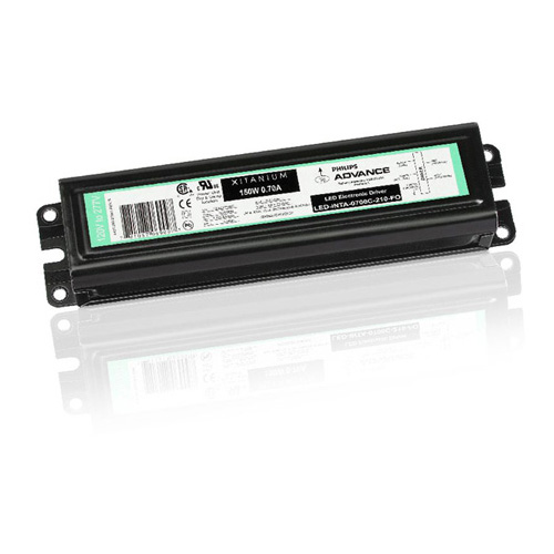 Philips Advance, LED driver, Voltage Rating: 120-277V, 150W, 0.7A, 210V