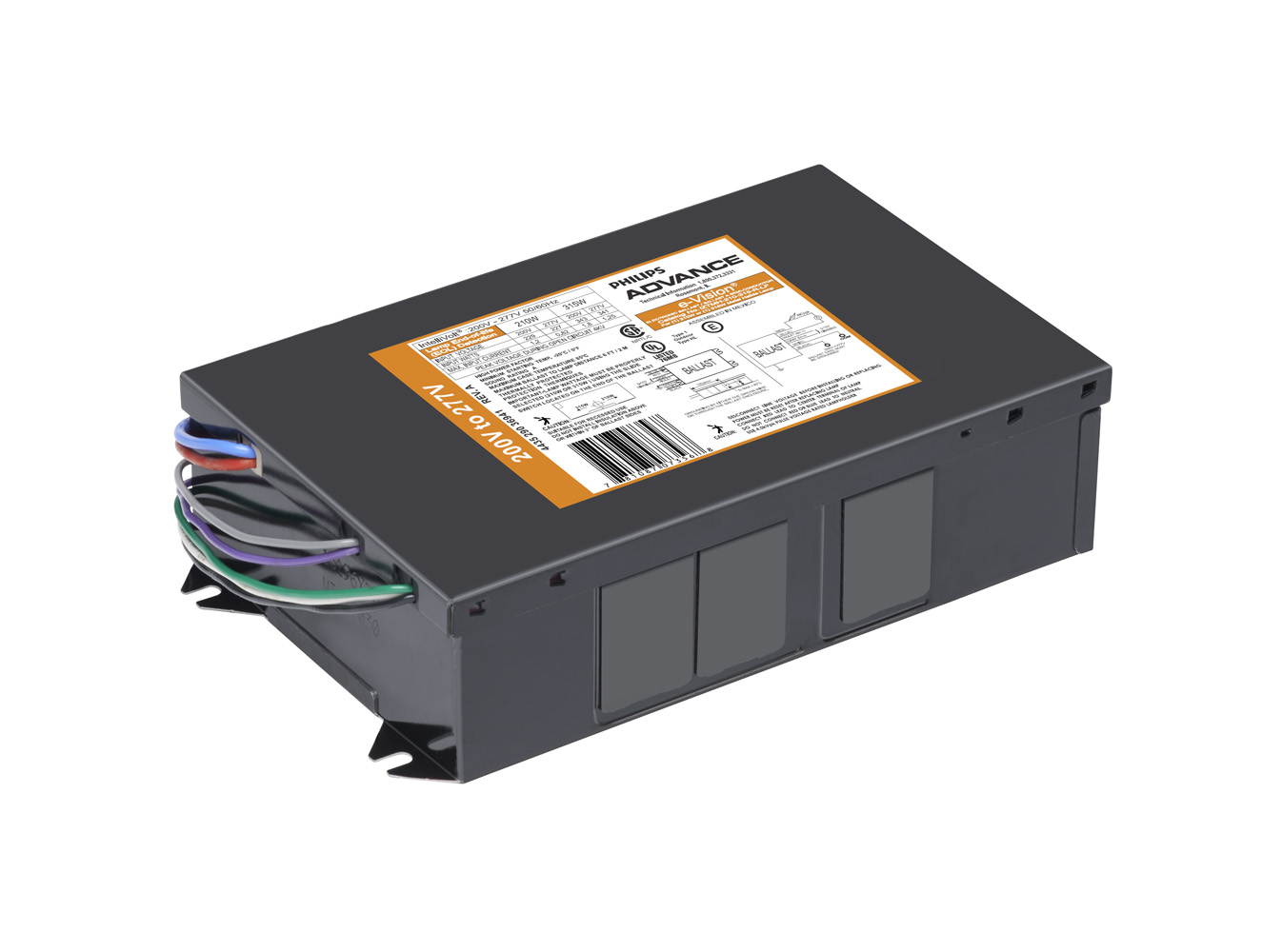 ADVANCE IZTMH210315RLFM ELECTRONIC METAL HALIDE BALLAST 210/315W PS