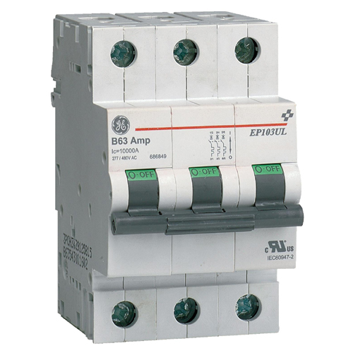 Product image for GE EP63ULC0.5 EP60 UL 3P 0,5 C