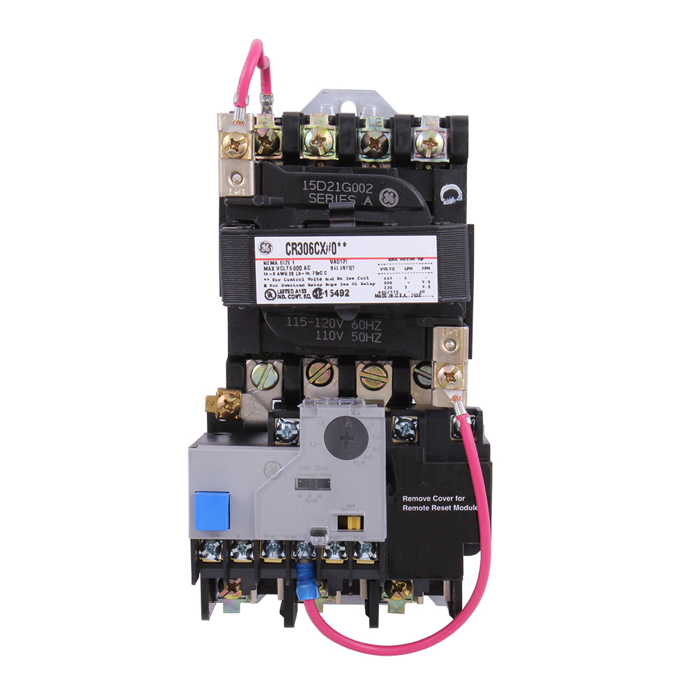 Product image for GE CR306CXF002 SIZE 1 FVNR 3.2-6.8