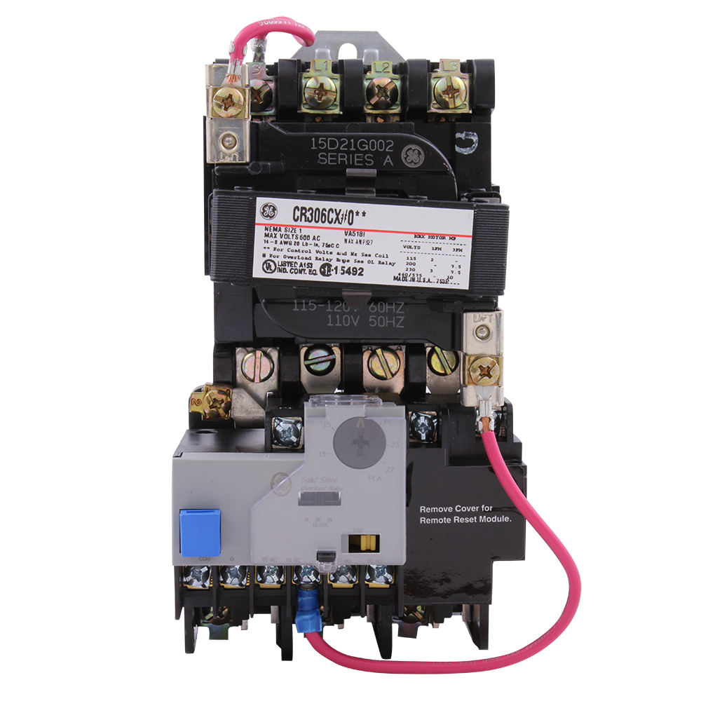 Product image for GE CR306CXH002 SIZE 1 FVNR 13-27 AM