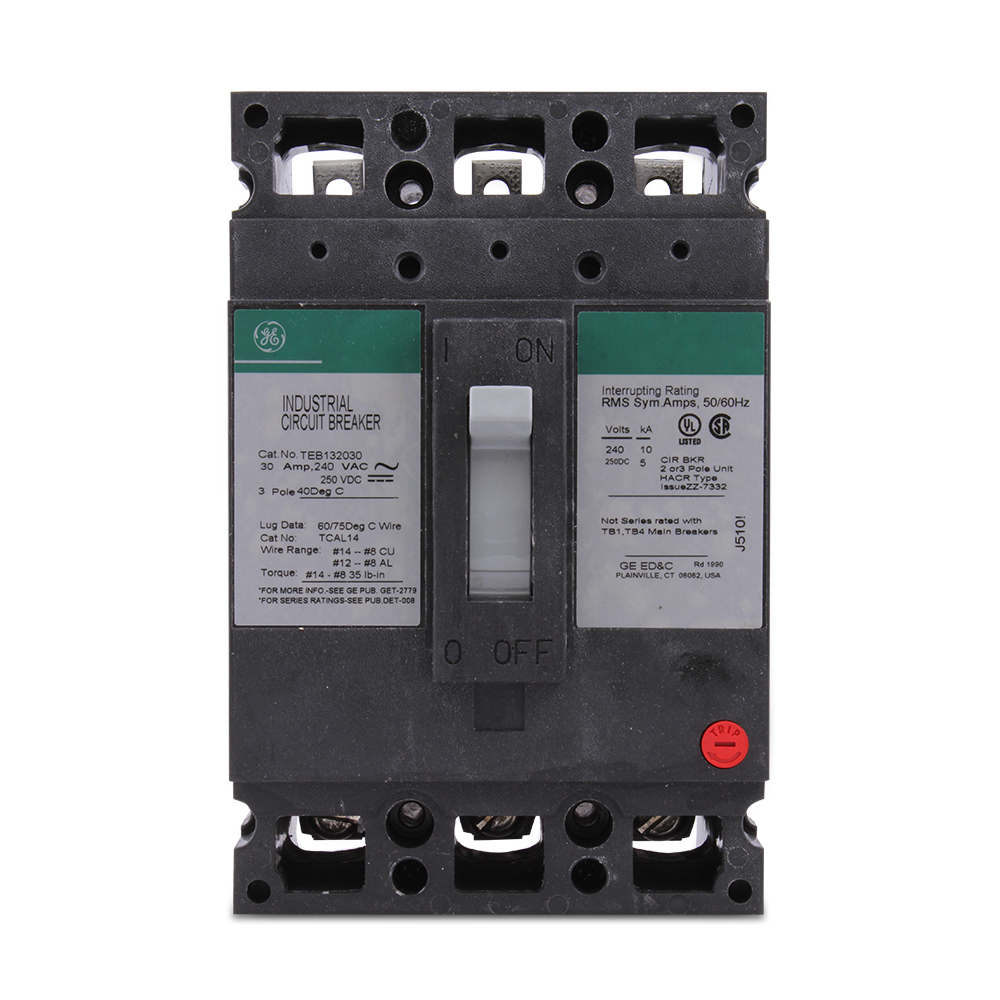 Product image for GE TEB132030 TEB 3 POLE 240V 10K IC