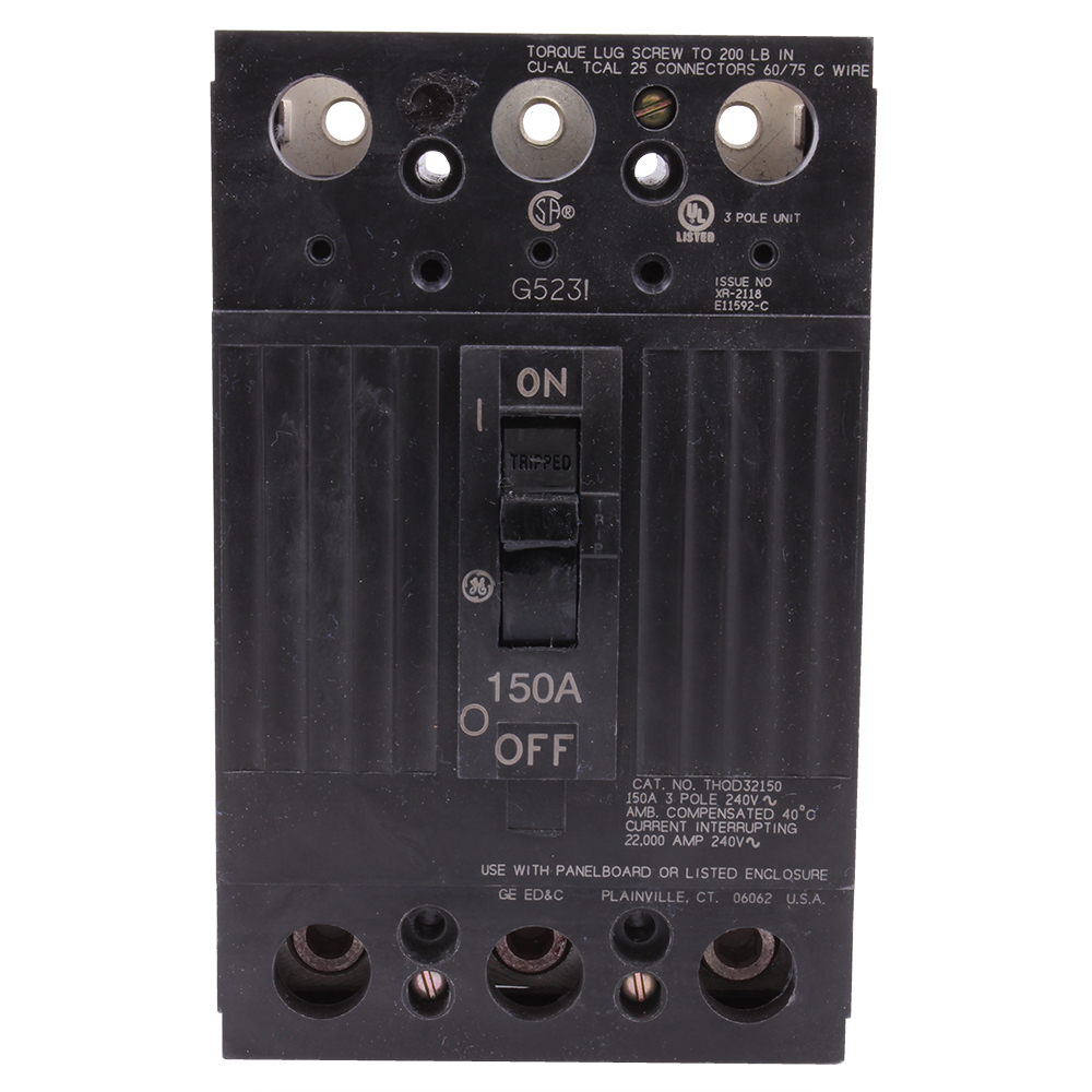 Product image for GE THQD32150 THQD 3 POLE 240V 22K I