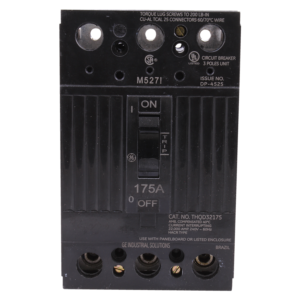 Product image for GE THQD32175 THQD 3P 175A 22KA LOAD