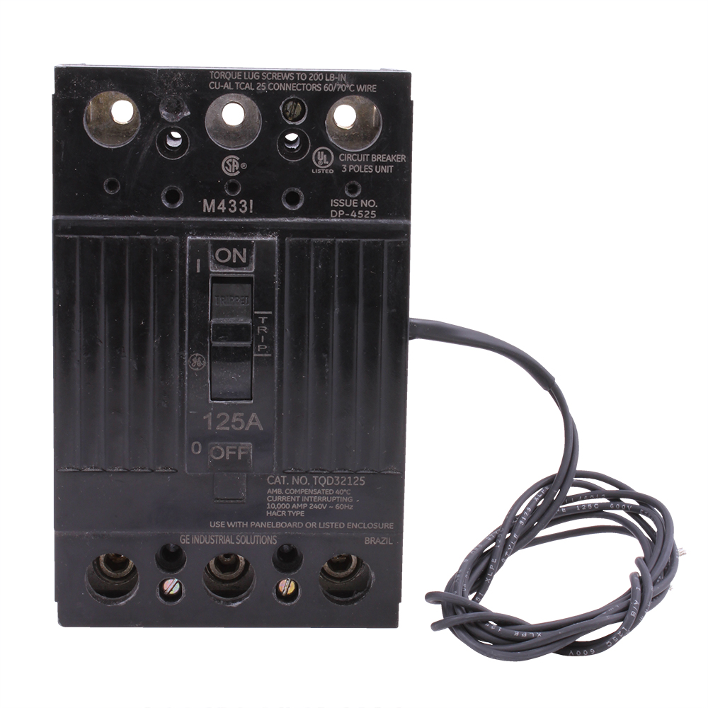 Product image for GE TQD32125ST1 TQD 3P 125A 10KA LOA