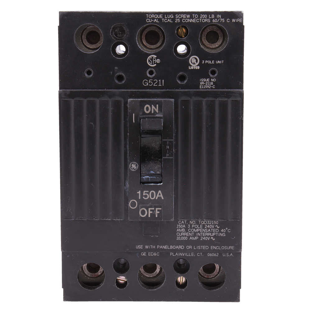 Product image for GE TQD32150WL 3-POLE 240V 10K IC 15