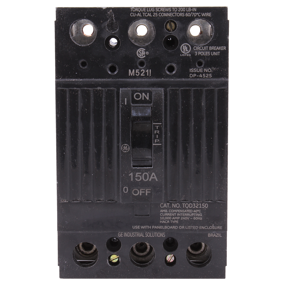 Product image for GE TQD32150 TQD 3-POLE 240V 10K IC