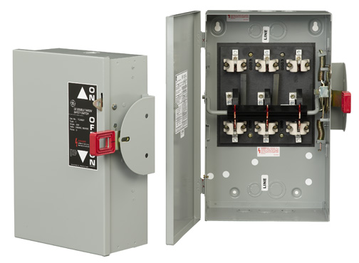 TC35322 GE 60 Amp Non-Fused Indoor General-Duty Double-Throw Safety Switch
