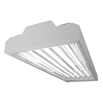 Product image for Lithonia Lighting FOB164 4 54T5HO T1X20 MVOLT 1/4 OSPS90 4-Lamp 54 W 120-277 Volt Fluorescent High Bay Light Fixture
