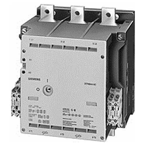 Contactor,IEC,Sirius Vacuum,3,Non-Reversing 200-240 50/60 Hz AC Coil Frame SizeS14,630A Panel Mount 4NO ( & ) 4NC Auxiliaries Varister Suppression Lugs (Not Included) Terminals Main Conducting Path UL File E31519 in Vol.1 Sec. 43