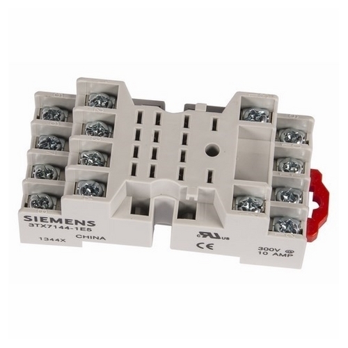 SOCKET, 14-PIN, SCR TERM, DIN/PNL MT