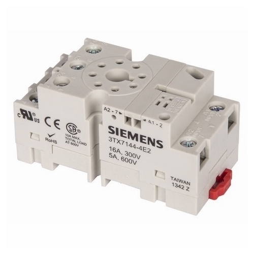 Relay socket, 8-pin octal, touchsafe