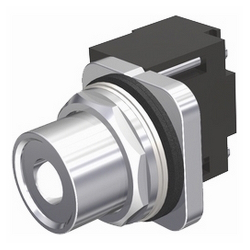 Selector Switch, Metal Maintained, Short Lever No Lens, Transformer Type, 120V 2 Position Complete Device Illuminated, Incandescent Bulb UL File E22655 in Vol.6 (7) Sec. 13 (2)