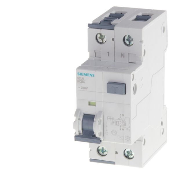 RCBO elm, 10 kA, 1P+N, type AC, 30 mA, B-char, In 25 A, Un AC 230 V