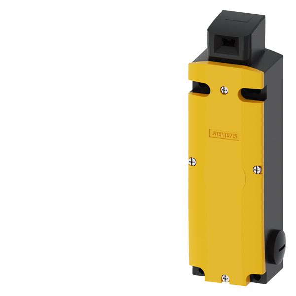 Safety position switch with tumbler locking force 2600 n 5 directions of approaches solenoid-locked magnet voltage 24 V DC monitoring actuator 2 nc/1 no monitoring magnet 2 nc/1 no supplied without actuator. actuator 3SE5000-0av0. please order separately