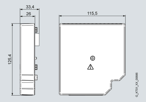 SITOP MODULAR SIGNAL MODULE 6EP1XXX-3BA00, SIGN.CONTACTS OUTPUT VOLT. OK, STAND-BY OK. REMOTE ON/OFF