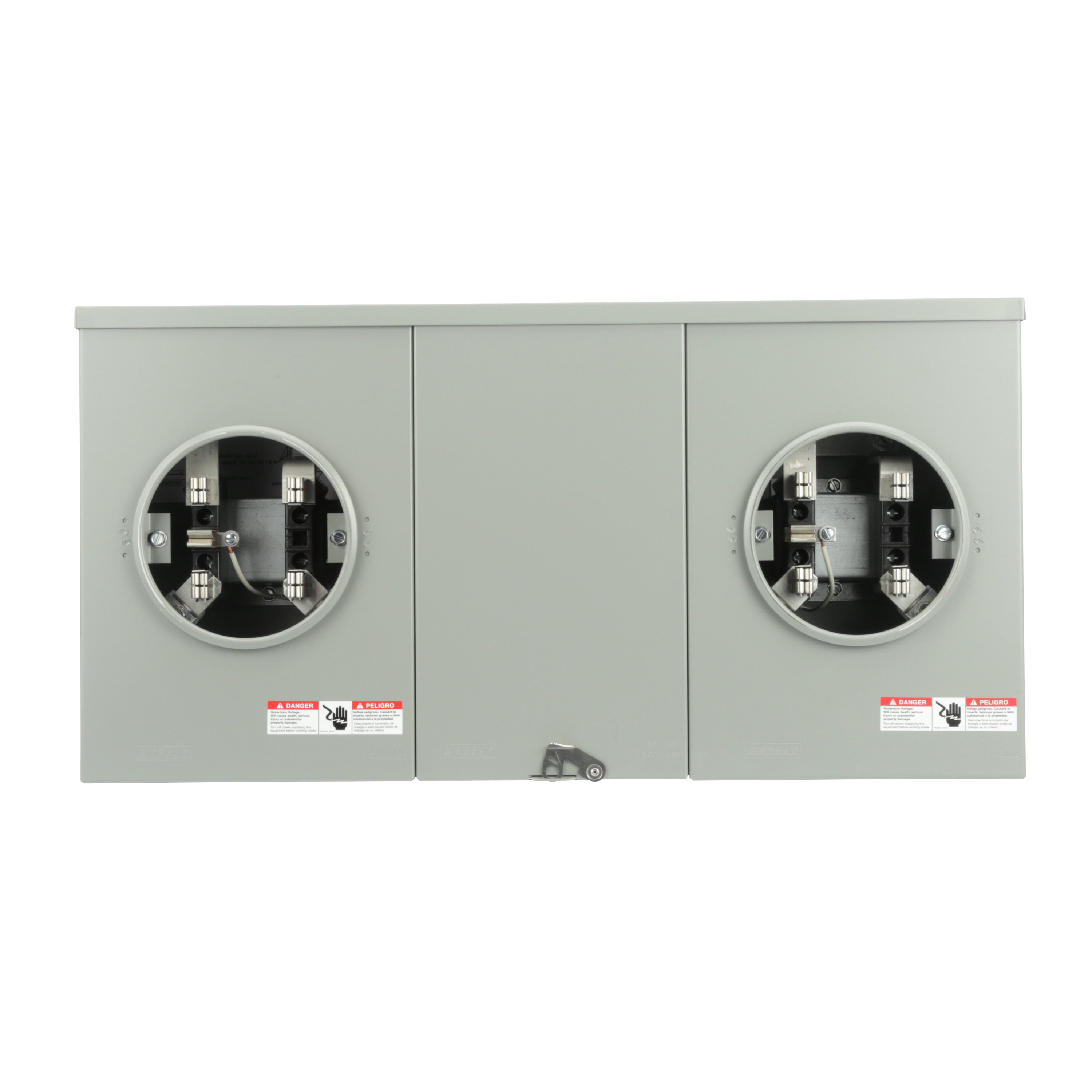 Siemens Low Voltage Talon Meter Sockets Residential - Talon Meter Sockets UAS8/9 Aluminum are Residential Enclosures Single-Family M etering. Type UAS8/9 Features NO BYPASS Application RESIDENTIAL Std UL V. Rating 300V A. Rating 200A PhaseSINGLE PHASE Size 15.0 x 7.0 x 29.0 No Of Cutouts 9 Cutout Size 6 x (1, 1-1/4, 1-1/2, 2, 2-1/2), 1 x (2, 2-1/2, 3), 1 x 1/2, 1 x 4.281 Cable Entry OH/UG Terminals 4. Surface mounting. Operating Temperature Avg AMBIENT Enclosure AL