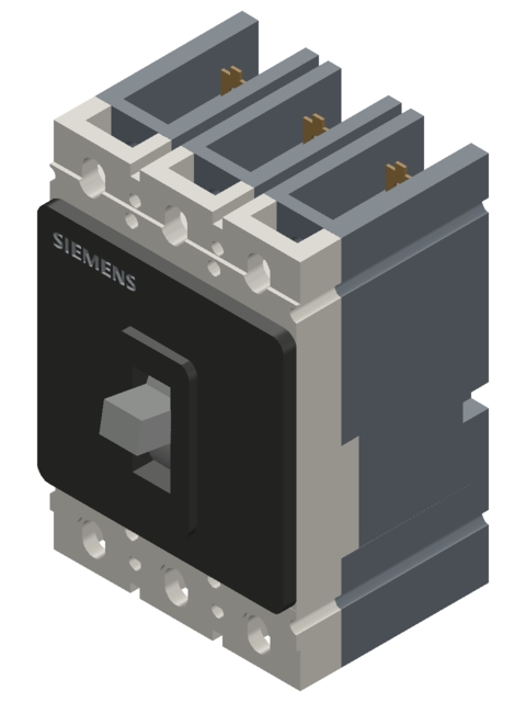 CIRCUIT BREAKER VL 150X UL, TYPE CG (CAT NO. NCX3B050) NON-INTERCHANGEABLE FRAME W/APPROVAL CIRCUIT BREAKER TO UL489 HIGH BREAKING CAPACITY 3-POLE, NEMA RATING65KA/480V (MOLDED CASE CIRCUIT BREAKER) OVERCURRENT RELEASE TM, LI FUNCTION TU=40DEGR CELSIUS IN= ( 