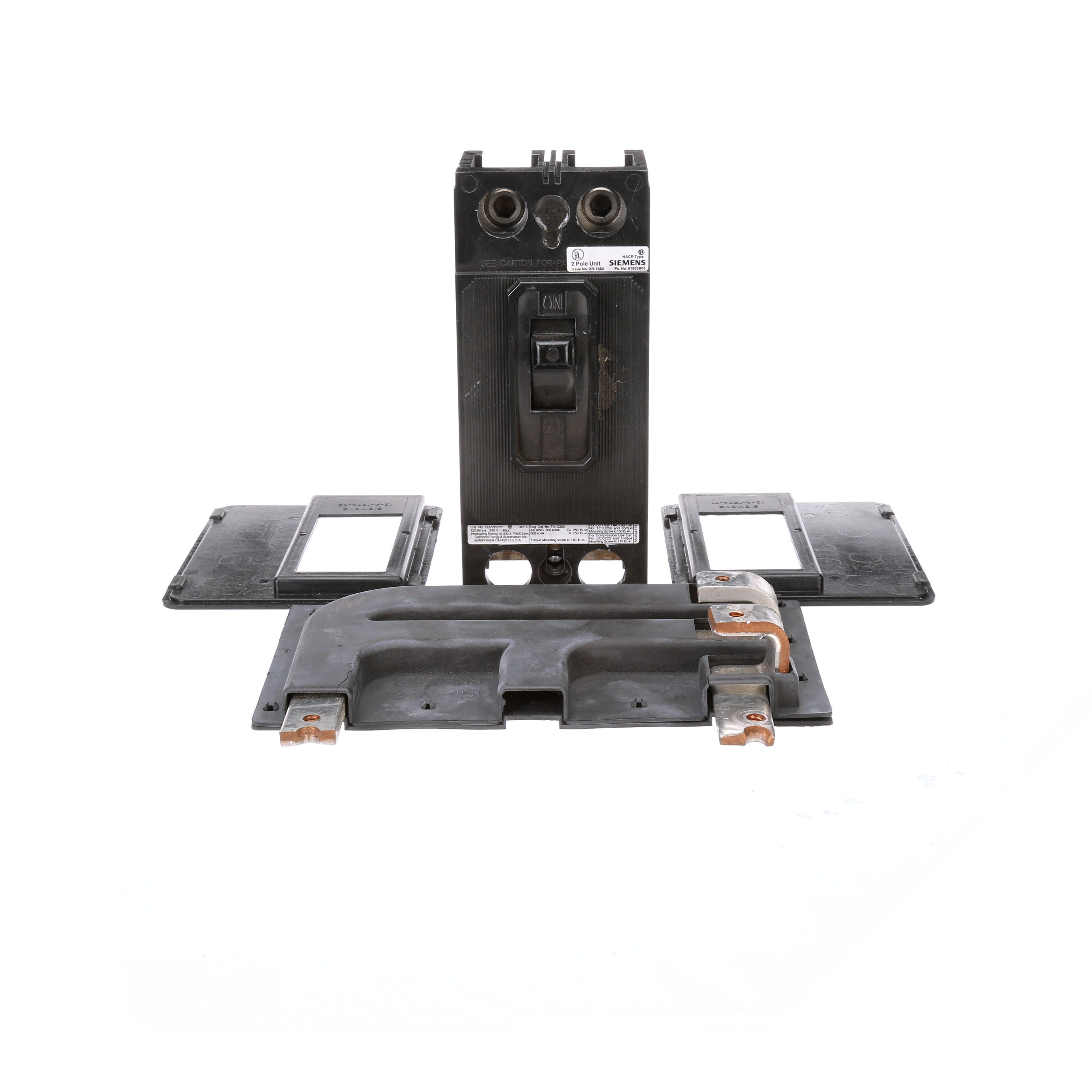 Siemens Low Voltage Molded Case Circuit Breakers Panelboard Mounted Main Breaker Kits - Main Breaker Mounting Kits are Circuit Protection Molded Case Circuit Breakers. BREAKER MOUNTING KIT WITH QJ22B225