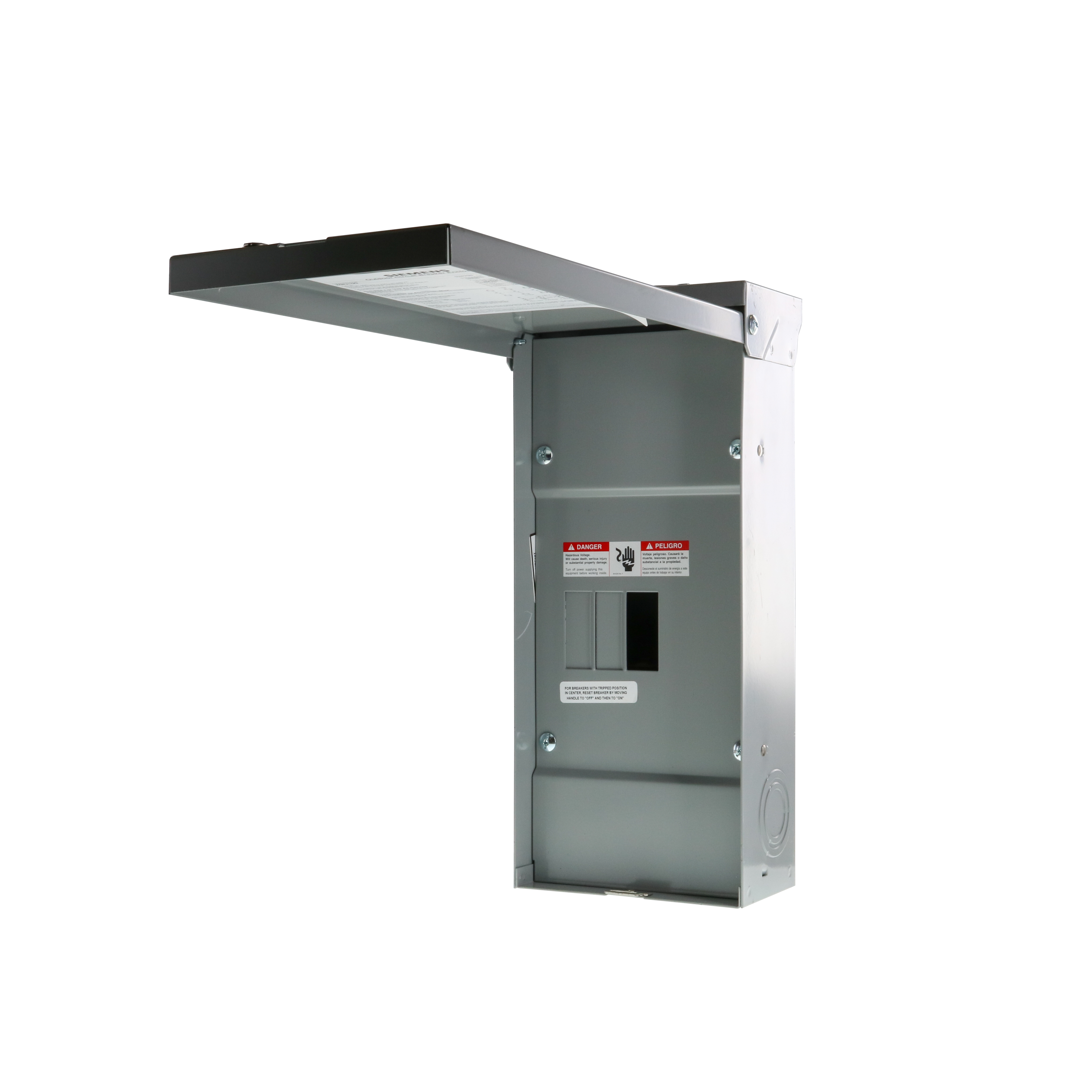 Product image for Siemens WB3100 7-3/8 x 4-5/16 x 17-1/8 Inch 240 VAC 100 Amp NEMA 3R Circuit Breaker Enclosure