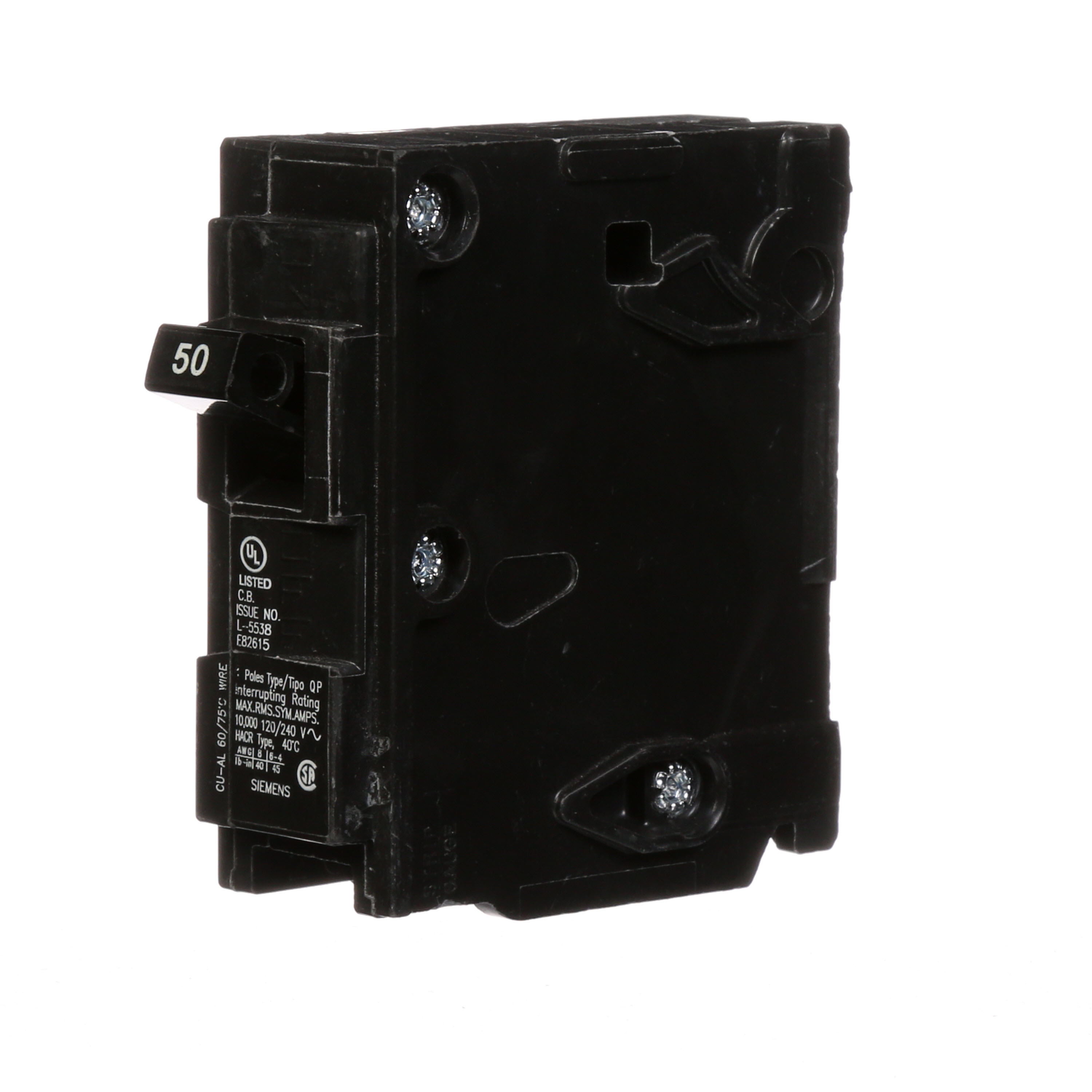 BREAKER 50A 1P 120V 10K QP 10 KAIC