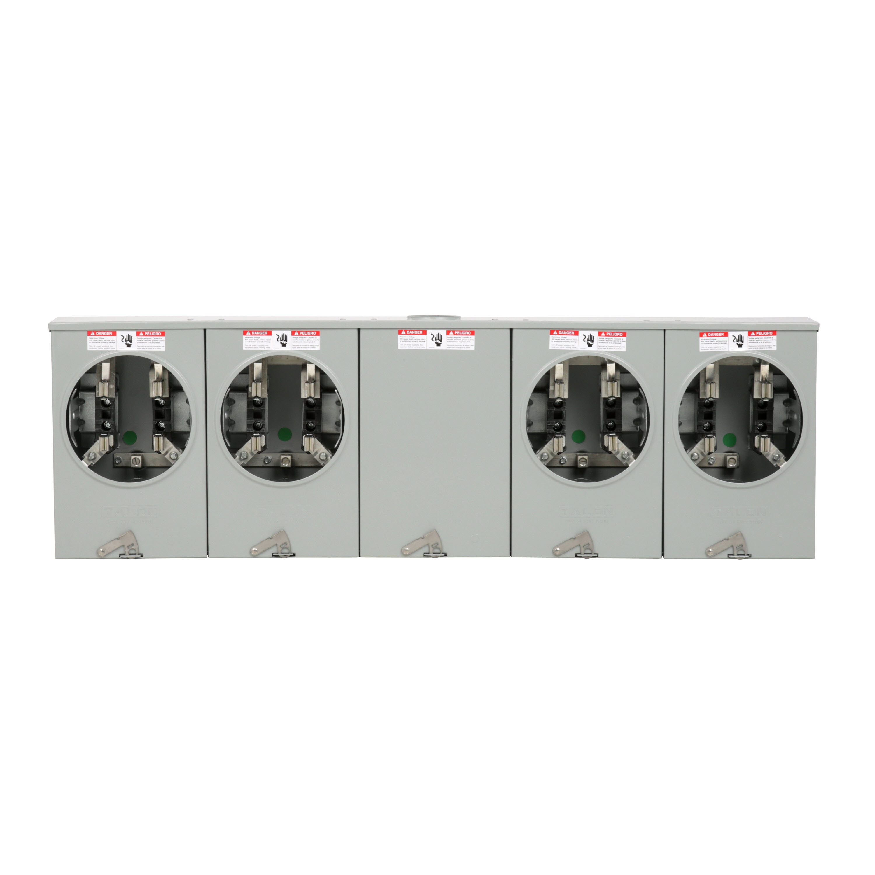 100A 4J RGLS 4POS HRNBPS MS OH/UG CECHA A12 4POS STL RINGLESS COVERPLATE 2GR- CECHA