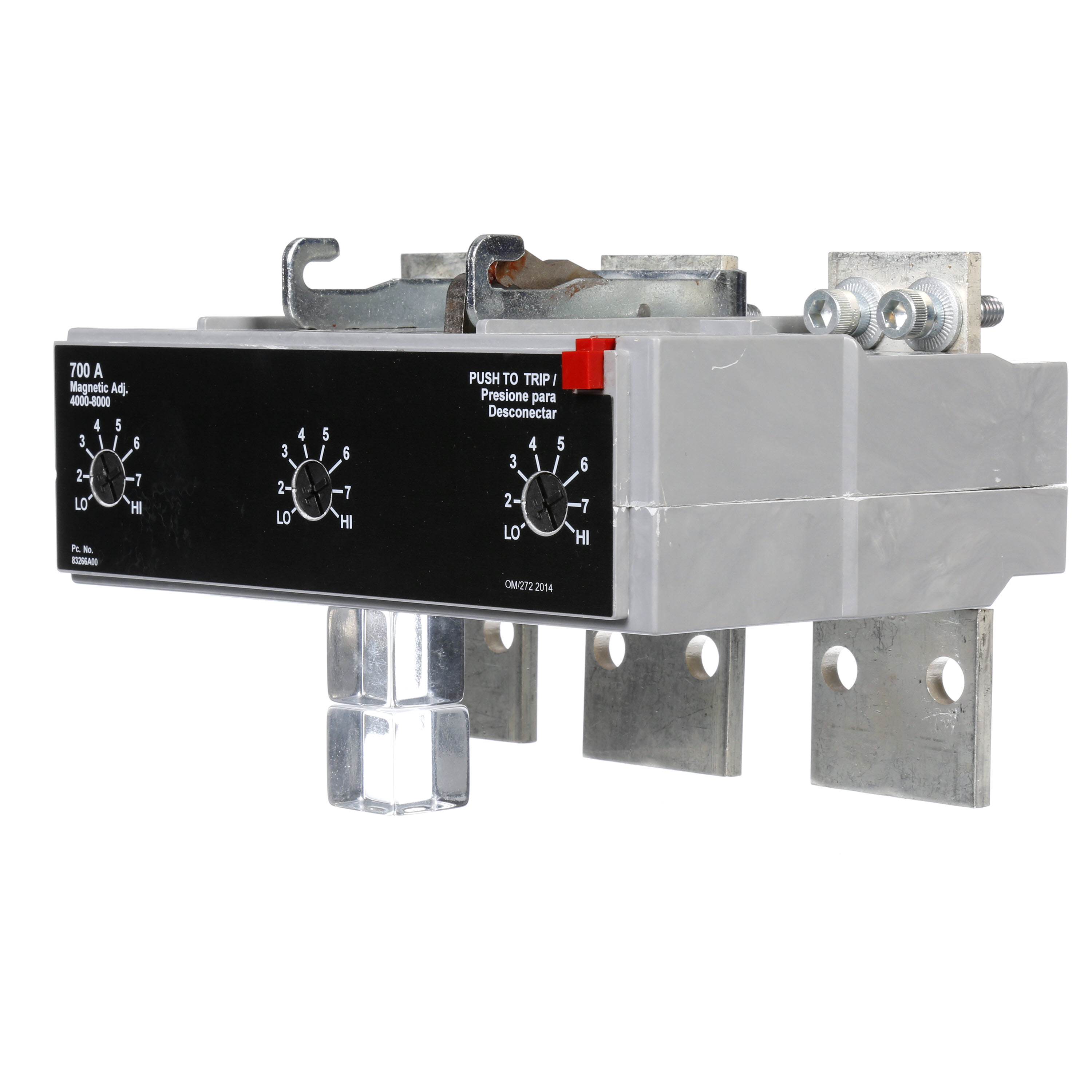 SIEMENS LOW VOLTAGE SENTRON MOLDED CASE CIRCUIT BREAKER. THERMAL - MAGNETIC TRIP UNIT FOR MD FRAME 700A 3-POLE 600V BREAKERS.