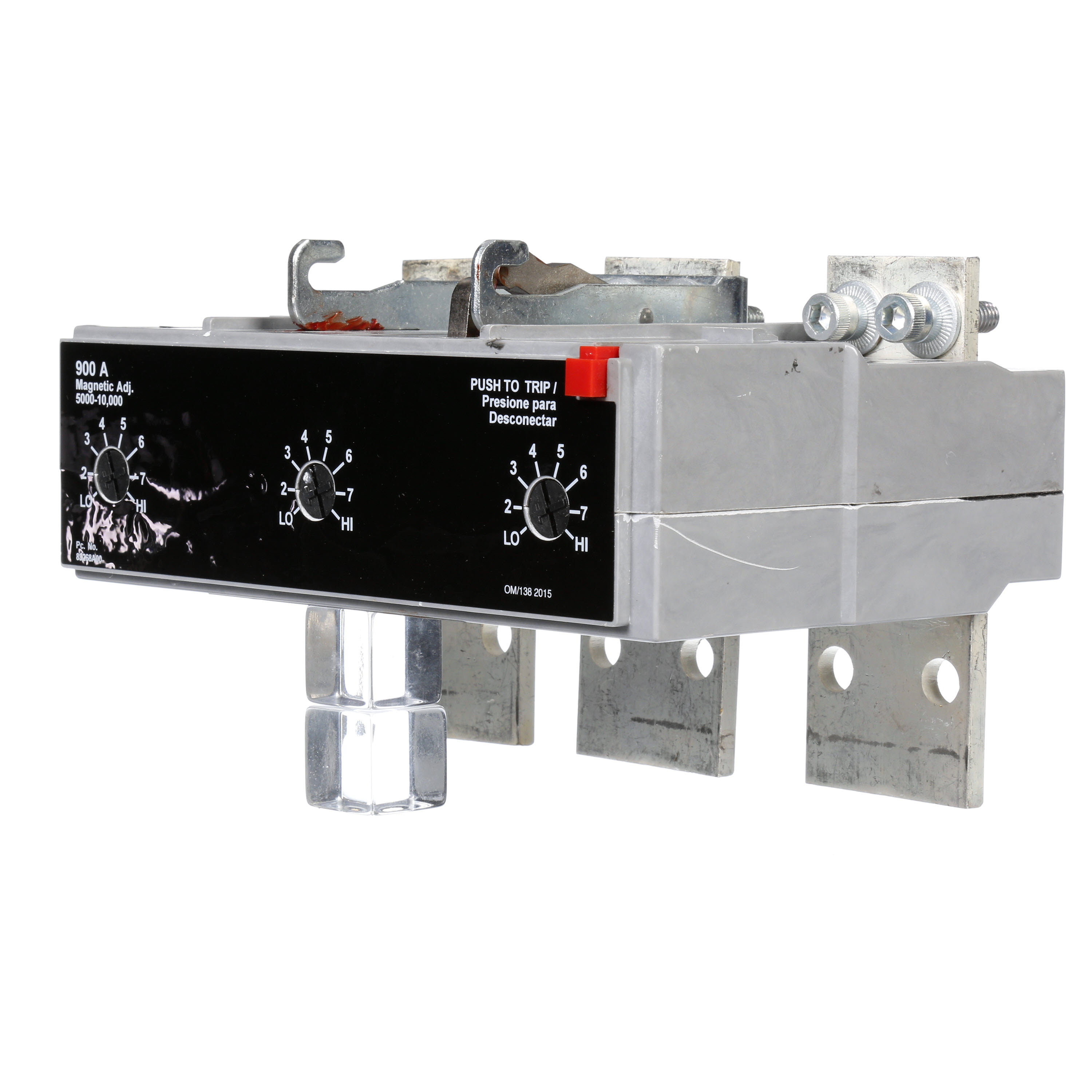 SIEMENS LOW VOLTAGE SENTRON MOLDED CASE CIRCUIT BREAKER. THERMAL - MAGNETIC TRIP UNIT FOR ND FRAME 900A 3-POLE 600V BREAKERS.